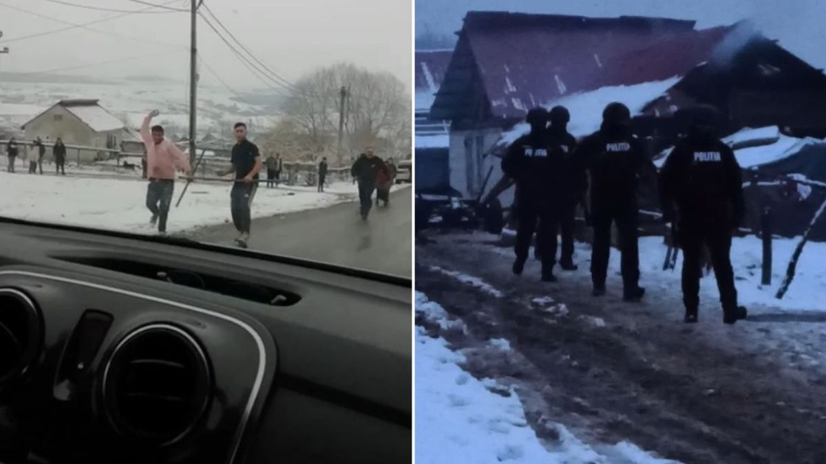Poliţişti atacaţi cu pietre şi bâte, în Ponorâta. Atacatorii au fugit în pădure de frica mascaţilor