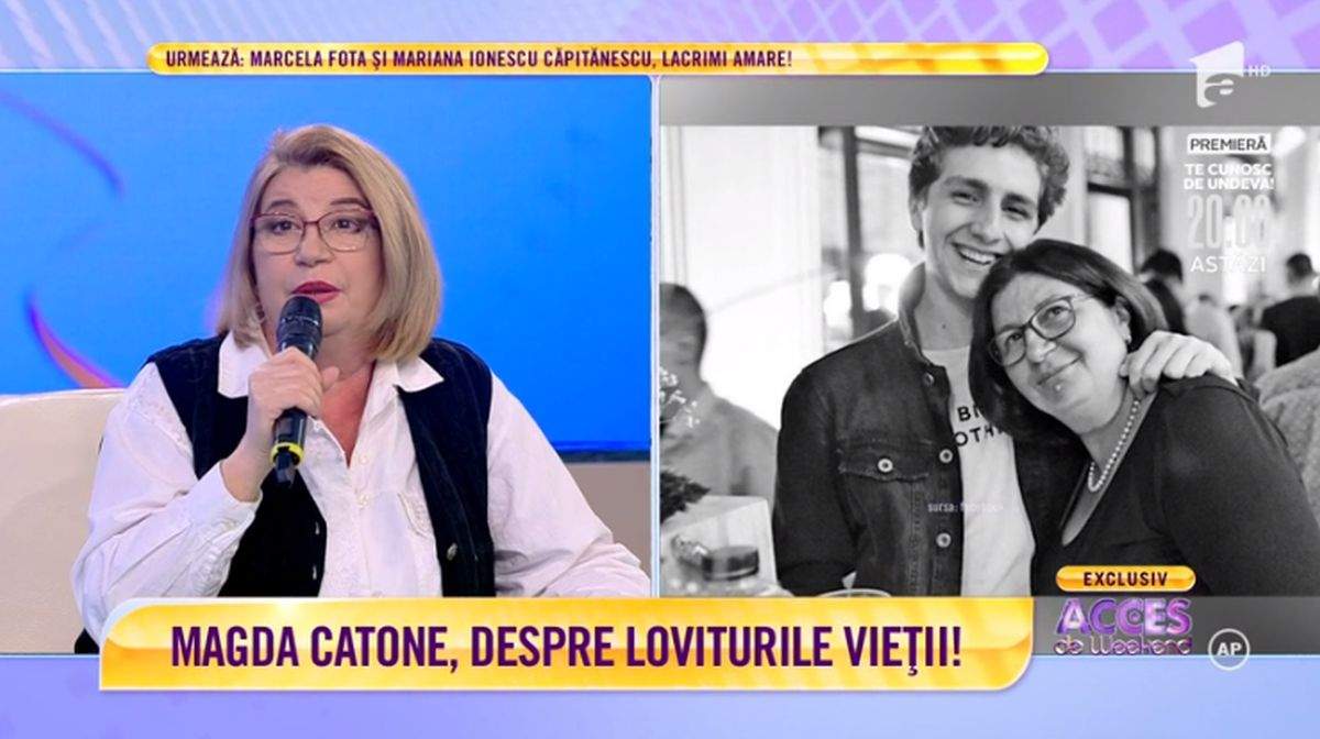 Acces Direct. Magda Catone se pregătește să devină bunică. Marea actriță, detalii nemaiștiute despre fiul ei și al lui Șerban Ionescu