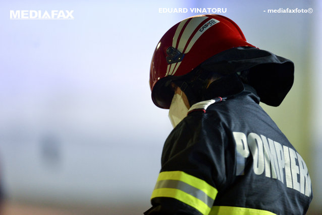 Incendiu la poligonul de tragere al Inspectoratului de Poliţie Judeţean Dolj