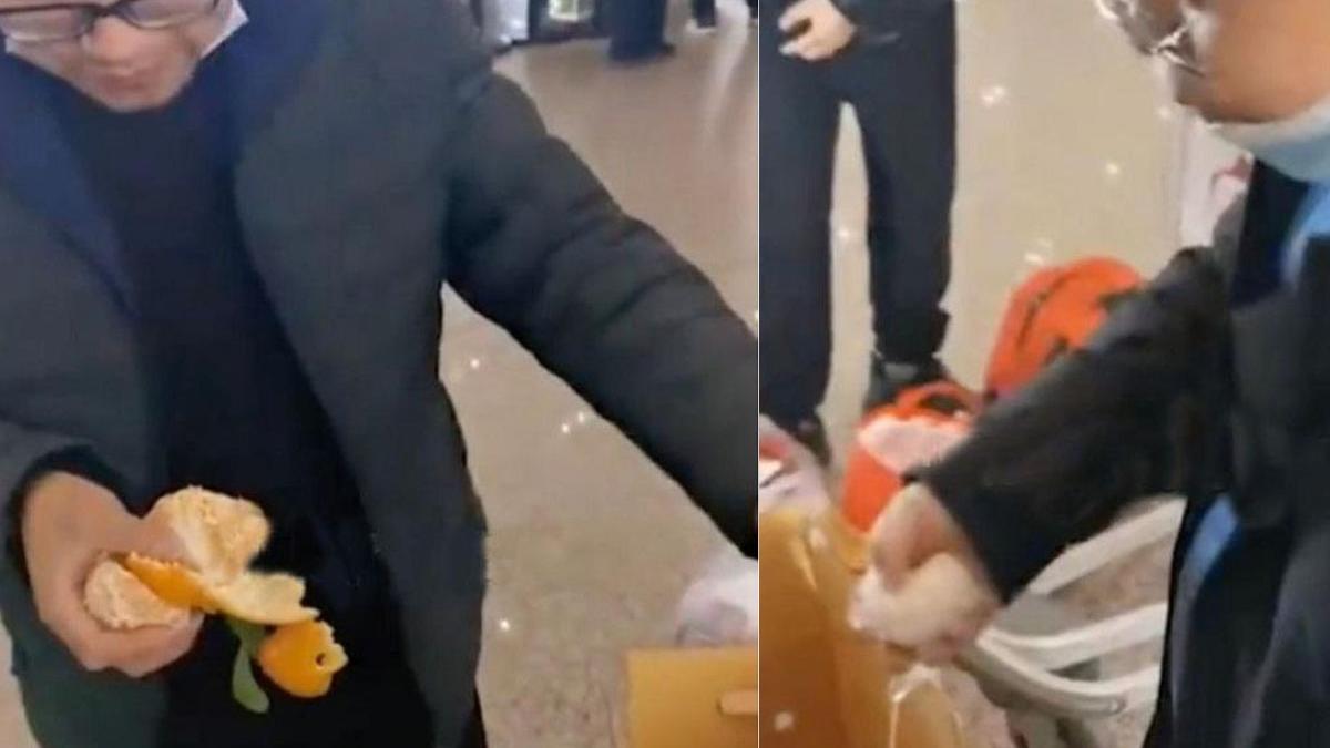 Patru bărbaţi au mâncat 30 de kilograme de portocale în aeroport, pentru a nu plăti preţul unui bagaj suplimentar