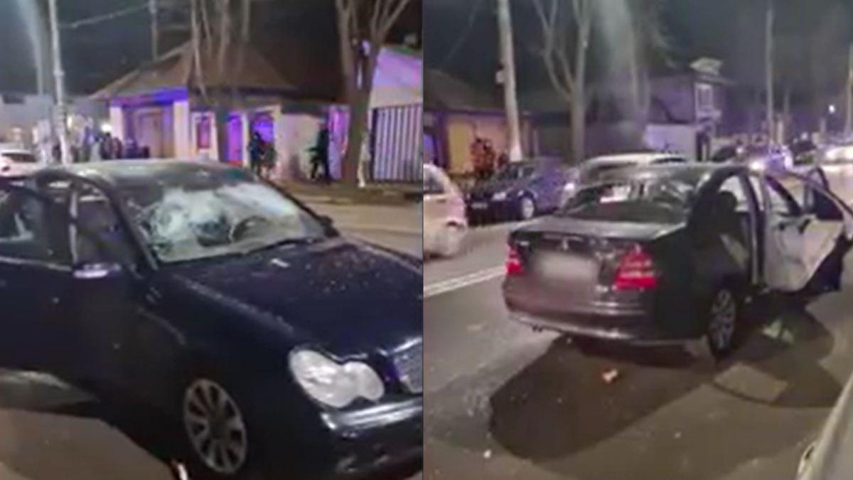 Reglare de conturi în lumea interlopă din Brăila, în plină stradă. Patru benzi arată ca după cutremur