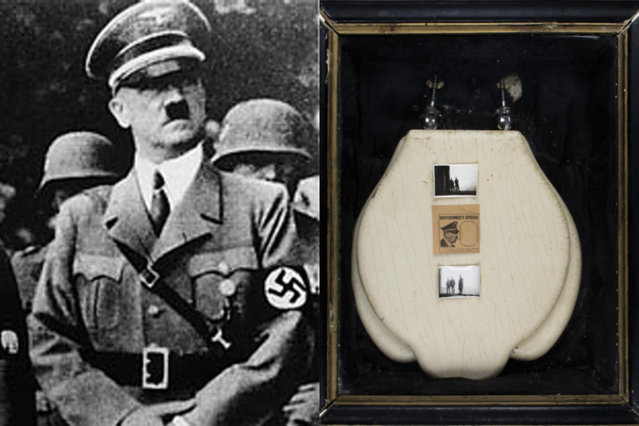 Relicve atipice din cel de-al Doilea Război Mondial. Colecţionarii vor licita pentru capacul de toaletă furat din baia lui Hitler