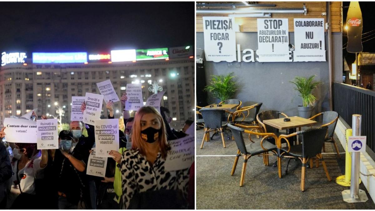 Reprezentanţii HoReCa s-au săturat de promisiuni şi ies din nou în stradă. Anunţul făcut de ministrul Economiei