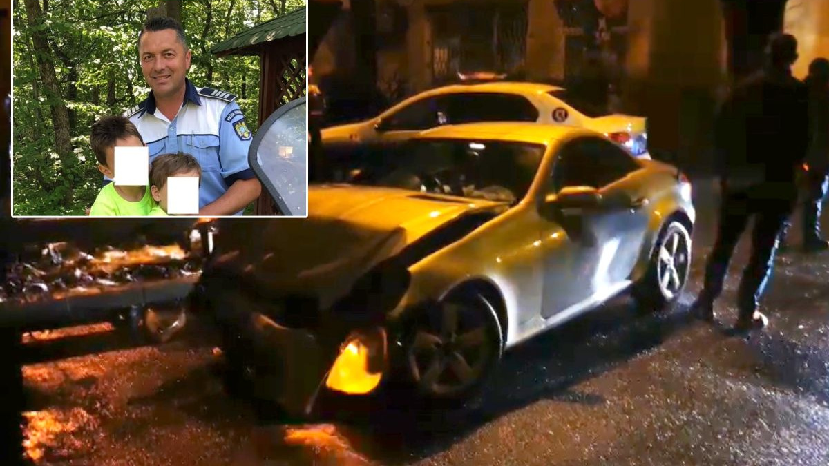 Un poliţist rutier din Zalău a condus beat în Baia Mare, a trecut pe roşu, a făcut accident şi a fugit