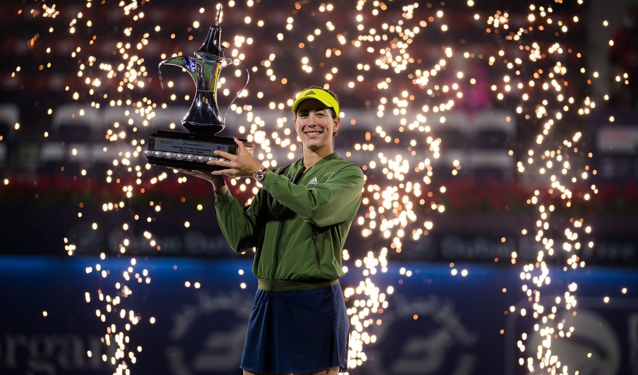 Garbine Muguruza A Câștigat Turneul De Tenis De La Dubai. Jucătoarea, La Cel De-al 8-lea Trofeu WTA Din Carieră