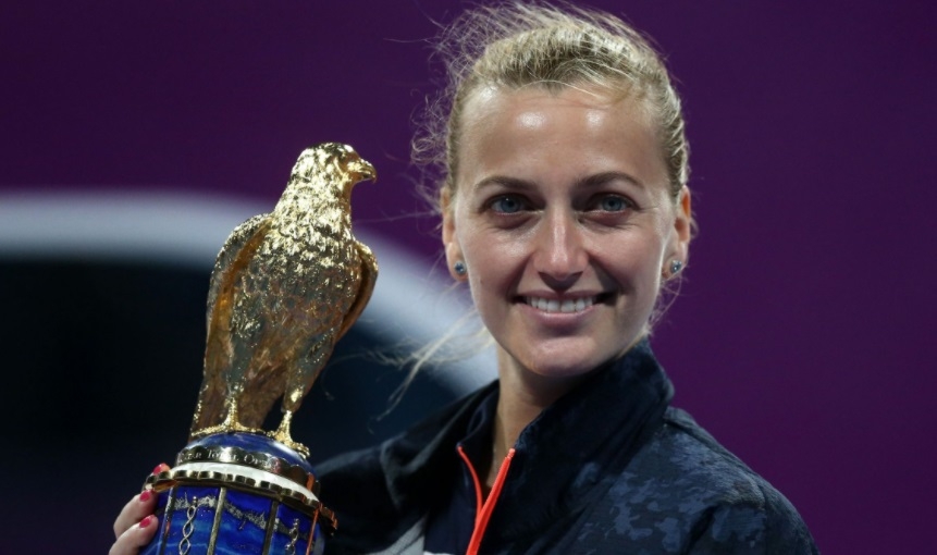 Invinsa de o romanca la Australian Open, Petra Kvitova s-a revansat la Doha. Al 28-lea trofeu din cariera pentru cehoaica