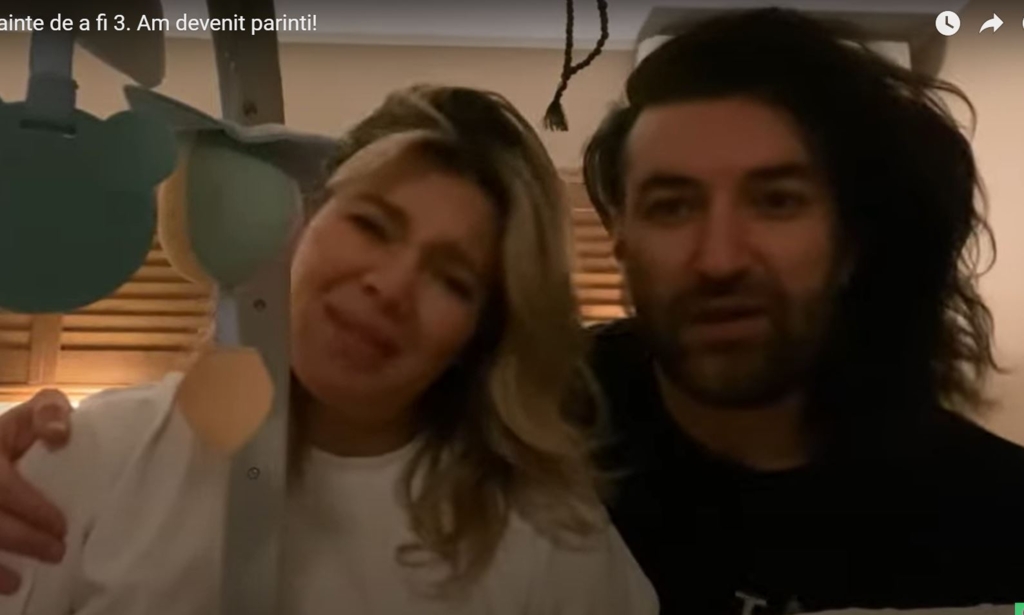 VIDEO Gina Pistol si Smiley au devenit parinti. ”Fetita noastra este perfecta”
