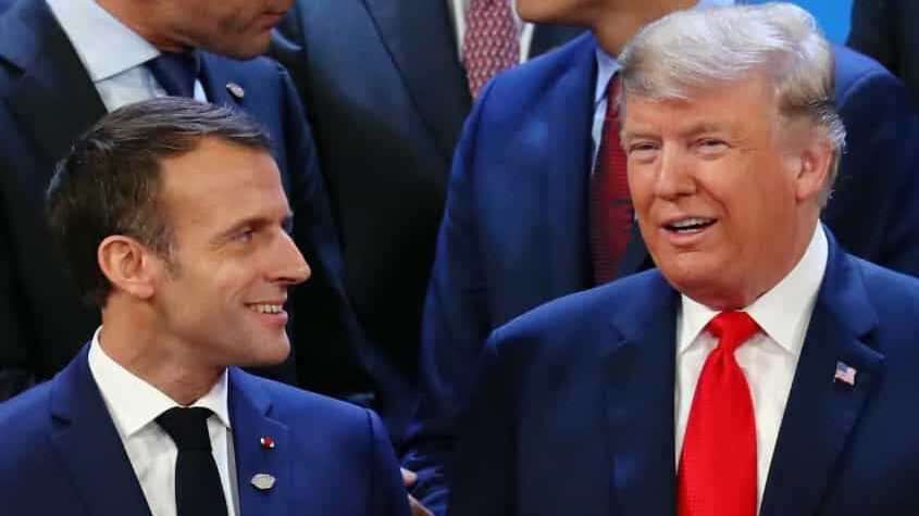 Macron Trump armistițiu