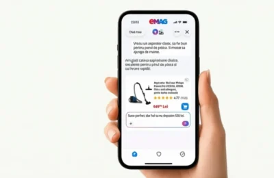 eMAG lansează iZi, un asistent AI pentru cumpărături, testat de 50.000 de români
