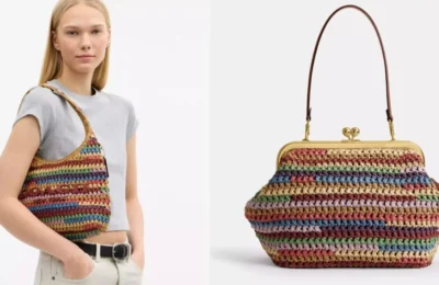 Coach readuce gențile din paie – Modele Brooklyn și Kisslock de la 250 dolari