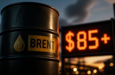Petrolul Brent a urcat la aproximativ 85 de dolari pe baril, cu presiune suplimentară pe carburanți