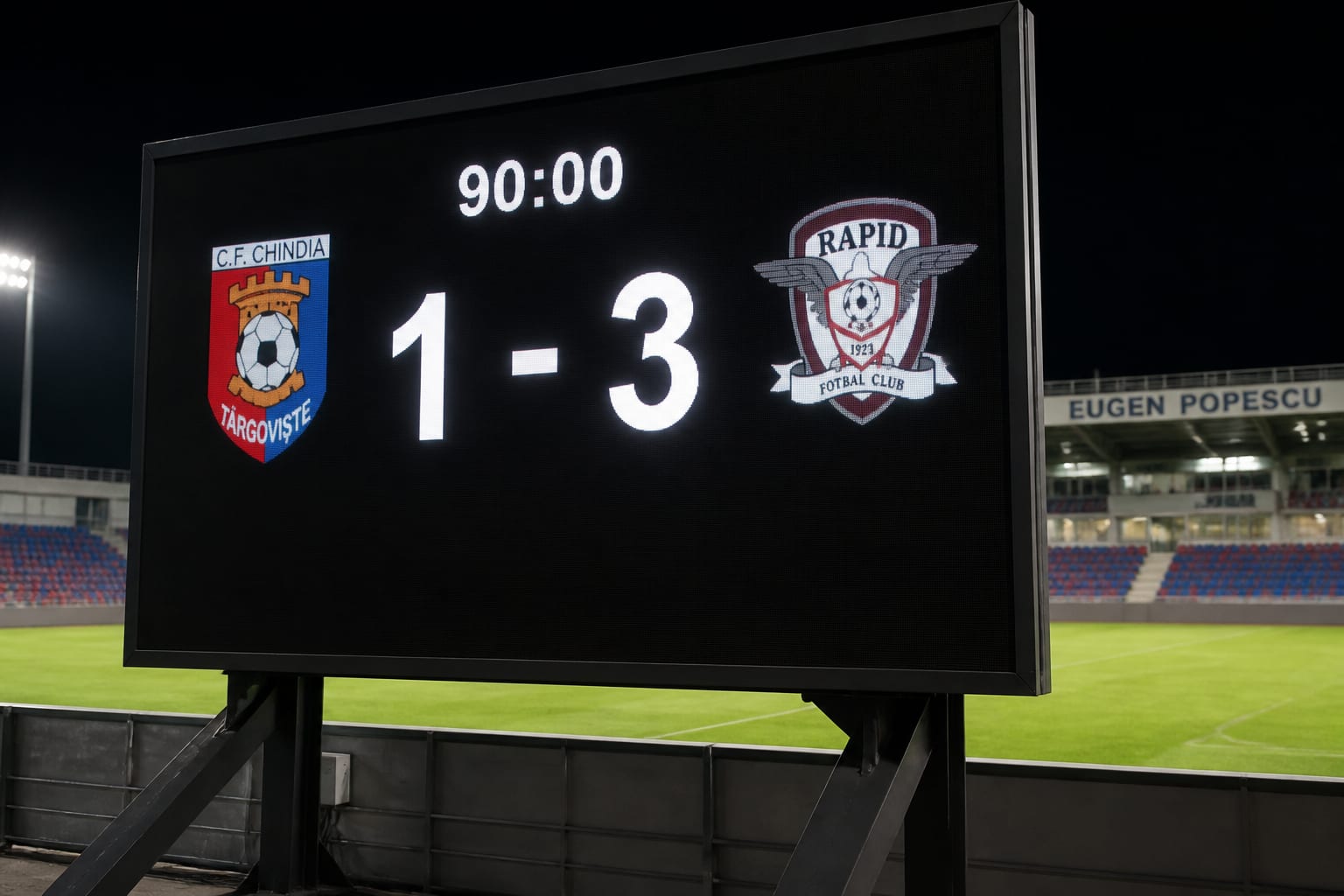 FCSB a pierdut cu UTA Arad și intră în derby cu Dinamo de pe locul 4, cu 11 puncte