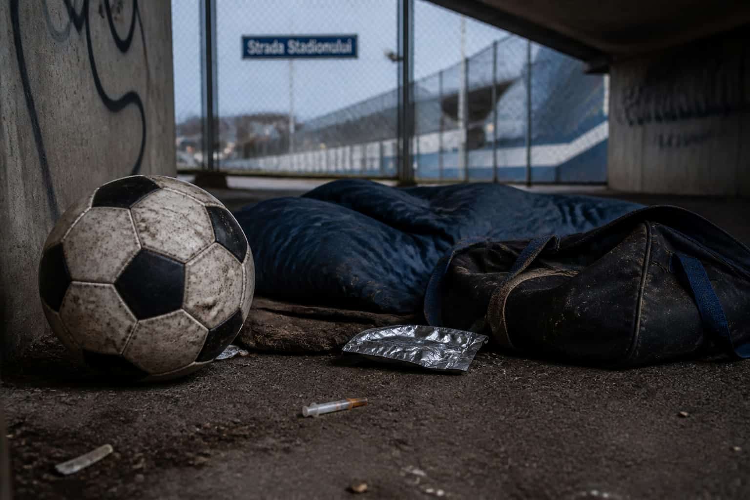 Un fotbalist ar fi ajuns dependent de droguri și ar trăi pe străzi