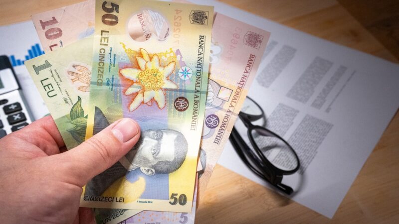 Cât ar mai fi valorat economiile de 10.000 de lei după un an în lei, în euro sau în aur