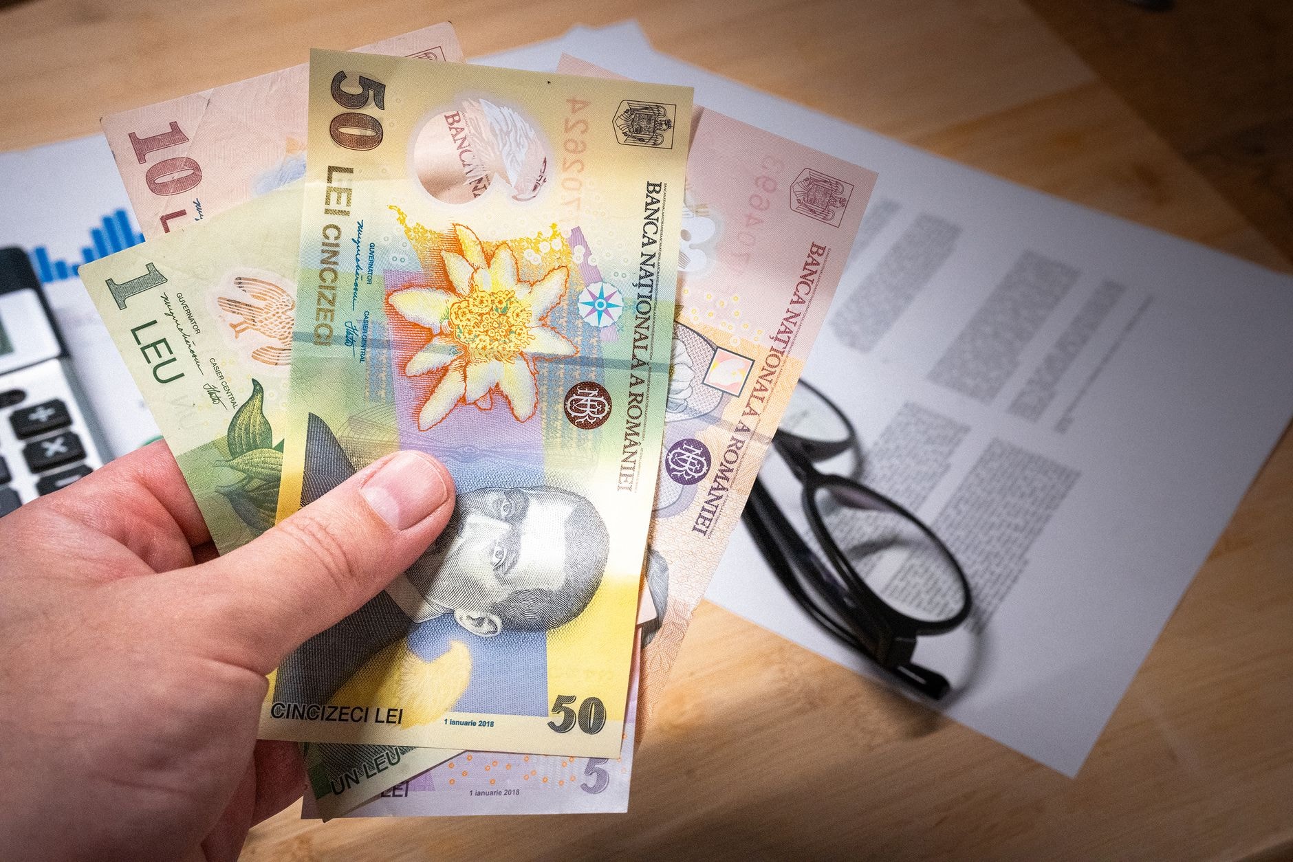 Economii în bancnote românești